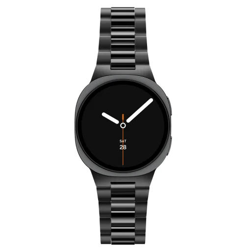 Spigen Modern Fit 316L remienok z nehrdzavejúcej ocele, čierny – Samsung Galaxy Watch 9/8 46mm/44mm/40mm - 8