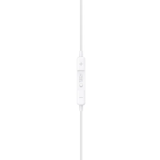 Tech-Protect Ultraboost Core G3 káblové slúchadlá s 3,5 mm konektorom, biele - 3