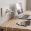Tech-Protect NCA100W-GaN 100W 3-portová sieťová nabíjačka, biela thumbnail