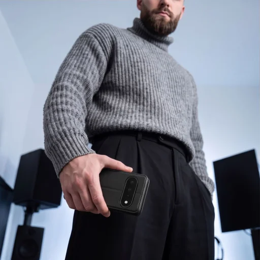 Puzdro Tech-Protect Wallet pre Google Pixel 11 / 11 Pro, matná čierna - 7