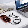 Tech-Protect Ultraboost Core G4 USB-C káblové slúchadlá čierne thumbnail