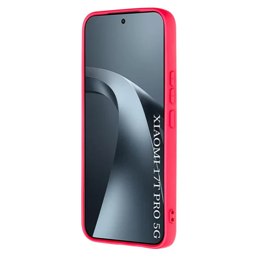 Xiaomi 17T Pro žiarivo ružový Techsuit SoftFlex silikónový kryt - 2