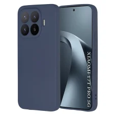 Xiaomi 17T Pro tmavomodré silikónové puzdro Techsuit SoftFlex