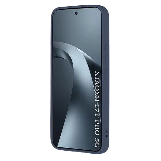 Xiaomi 17T Pro tmavomodré silikónové puzdro Techsuit SoftFlex - 2