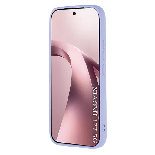 Svetlofialové silikónové puzdro Techsuit SoftFlex pre Xiaomi 17T - 2