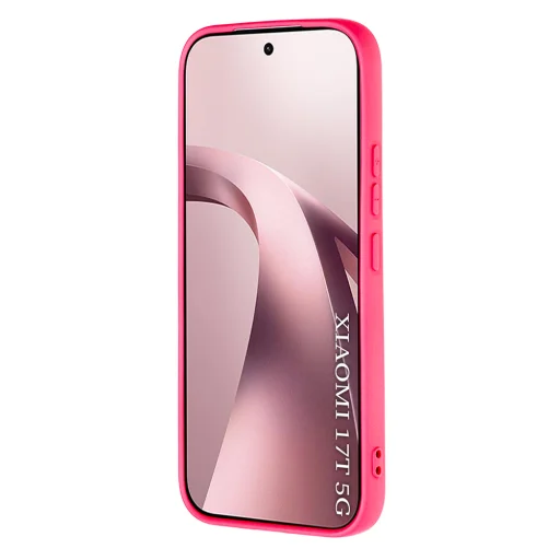 Jasnoružový silikónový kryt Techsuit SoftFlex pre Xiaomi 17T - 2