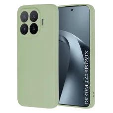 Xiaomi 17T Pro mätovo zelené silikónové puzdro Techsuit SoftFlex