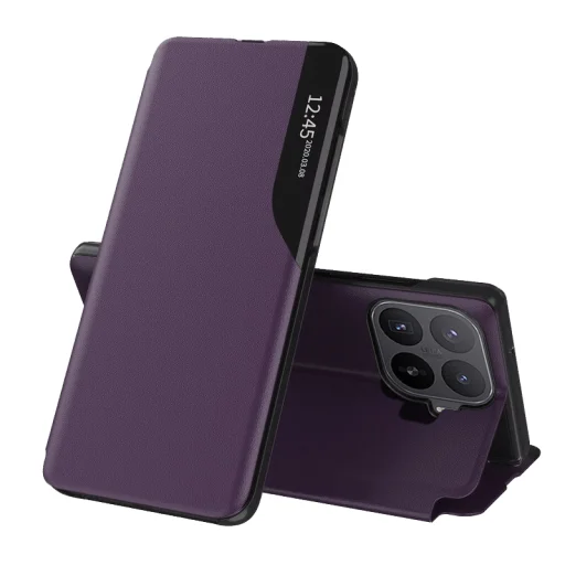 Knižkové puzdro Techsuit eFold Series pre Xiaomi 17T Pro, fialové - 1