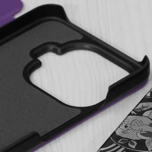 Knižkové puzdro Techsuit eFold Series pre Xiaomi 17T Pro, fialové - 3