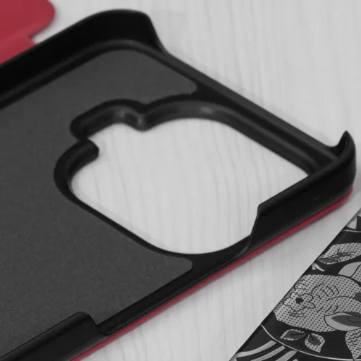 Xiaomi 17T Pro červené knižkové puzdro série Techsuit eFold - 3