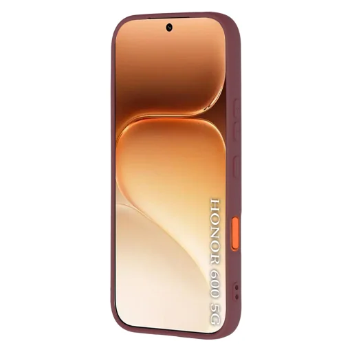 Honor 600 slivkovo červené puzdro Techsuit SoftFlex - 2