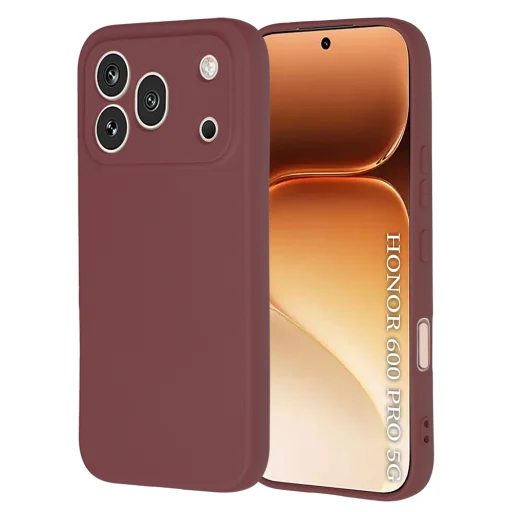 Puzdro Techsuit SoftFlex pre Honor 600 Pro, slivkovo červené - 1