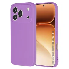 Honor 600 Pro fialové silikónové puzdro Techsuit SoftFlex