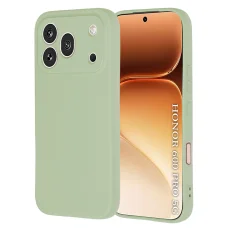 Honor 600 Pro mätovozelené silikónové puzdro Techsuit SoftFlex