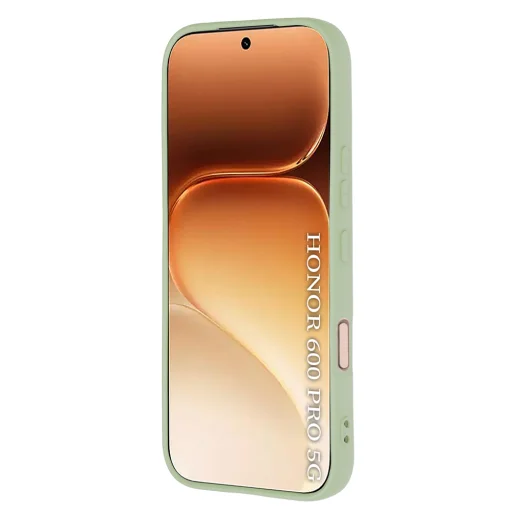 Honor 600 Pro mätovozelené silikónové puzdro Techsuit SoftFlex - 2