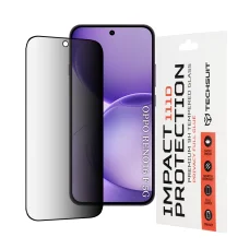 Oppo Reno16 F čierne Techsuit 111D Privacy Full Glue privátne ochranné tvrdené sklo