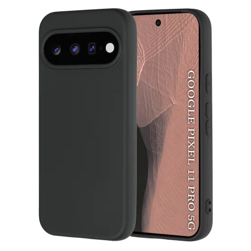Techsuit SoftFlex silikónové puzdro pre Google Pixel 11 Pro, čierne - 1