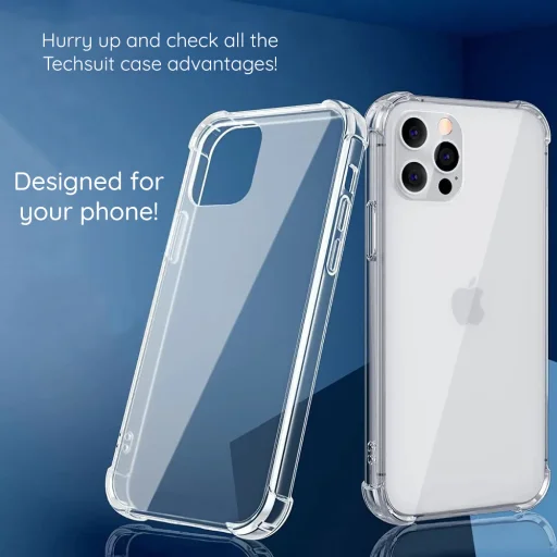 Techsuit - Shockproof Clear Silicone - Google Pixel 11 Pro - Číre puzdro - 4