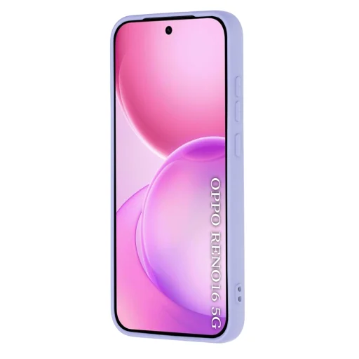 Techsuit SoftFlex silikónové puzdro pre Oppo Reno16, svetlofialové - 2