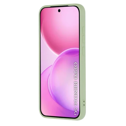 Silikónový kryt Techsuit SoftFlex pre Oppo Reno16, mätovo zelený - 2