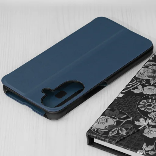 Techsuit eFold Series könyvtok Samsung Galaxy A27 5G készülékhez, sötétkék tok - 2