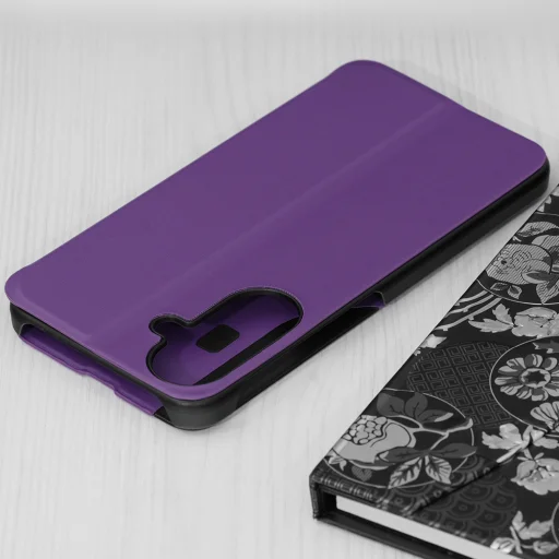 Techsuit eFold Series flip tok Samsung Galaxy A27 5G készülékhez, lila - 2