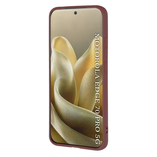 Techsuit SoftFlex silikónové puzdro na Motorola Edge 70 Pro, slivkovo červené - 2