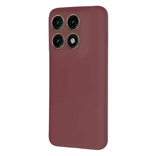 Techsuit SoftFlex silikónové puzdro na Motorola Edge 70 Pro, slivkovo červené - 3