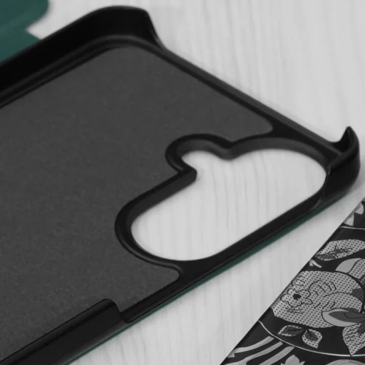 Techsuit eFold Series könyvtok Samsung Galaxy A27 5G készülékhez, sötétzöld tok - 3