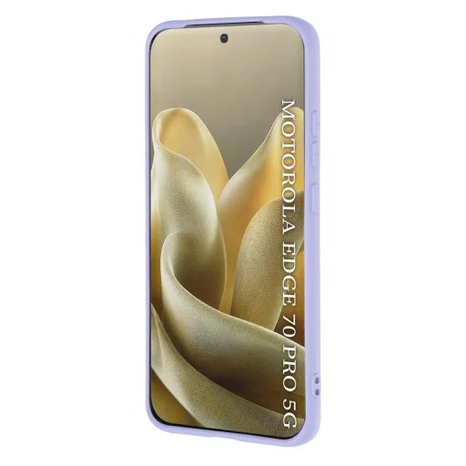 Silikónové puzdro Techsuit SoftFlex pre Motorola Edge 70 Pro, svetlofialová - 2