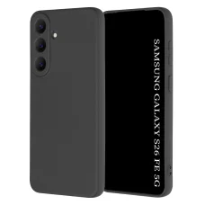 Techsuit SoftFlex silikónové puzdro pre Samsung Galaxy S26 FE / S25 FE, čierne puzdro