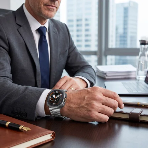 Samsung Galaxy Watch Ultra 1 / 2 (2024–2026) 47 mm strieborný Tech-Protect Stainless remienok z nehrdzavejúcej ocele - 3