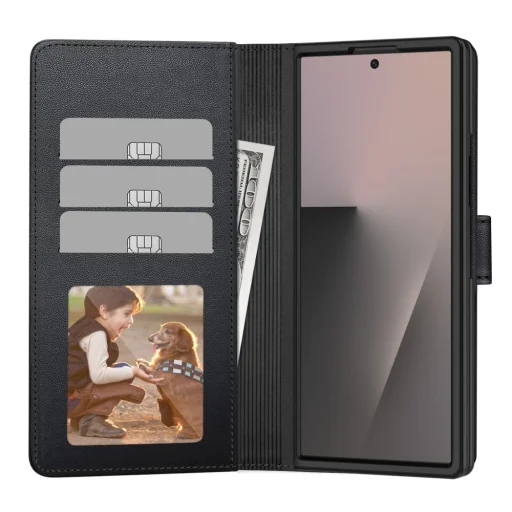 Samsung Galaxy Z Fold 8 Ultra čierne peňaženkové puzdro Tech-Protect Wallet - 2