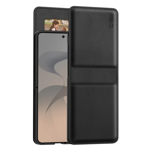 Samsung Galaxy Z Flip 8 čierne peňaženkové puzdro Tech-Protect Wallet - 2