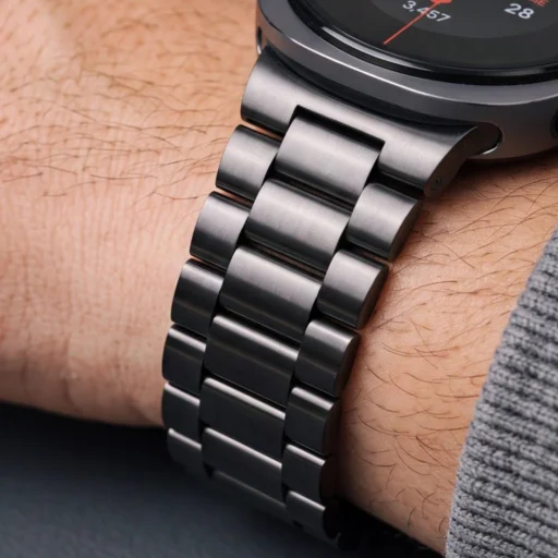 Samsung Galaxy Watch 8 / 9 / Classic (40 / 44 / 46 mm) čierny nerezový remienok Tech-Protect Stainless - 6