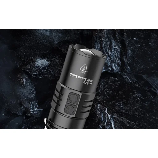 Superfire A22S LED svietidlo 2300 lm čierne - 2