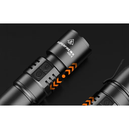 Superfire A22S LED svietidlo 2300 lm čierne - 4