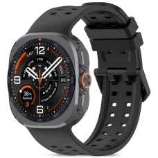 Samsung Galaxy Watch Ultra 1 / 2 (2024–2026, 47 mm) čierny silikónový športový remienok Tech-Protect Silicone Air
