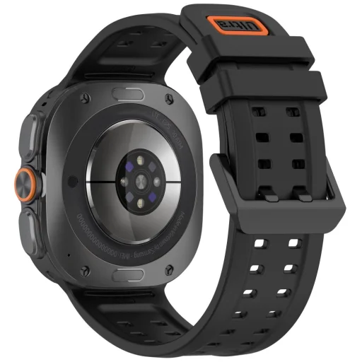 Samsung Galaxy Watch Ultra 1 / 2 (2024–2026, 47 mm) čierny silikónový športový remienok Tech-Protect Silicone Air - 2