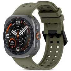 Samsung Galaxy Watch Ultra 1 / 2 (2024–2026) 47 mm olivovozelený silikónový remienok Tech-Protect Silicone Air