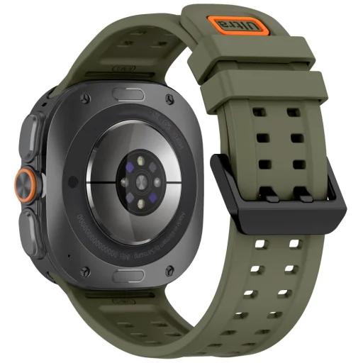 Samsung Galaxy Watch Ultra 1 / 2 (2024–2026) 47 mm olivovozelený silikónový remienok Tech-Protect Silicone Air - 2