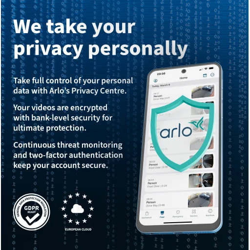 Arlo Essential (Gen.3) 2K PTZ bezpečnostná kamera (iba pre EÚ) – biela - 4