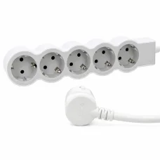 Legrand 694555 Predlžovacia lišta Standard 5x2P+T, s 1,5 m káblom, bielo-sivá