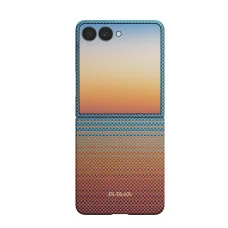 Samsung Galaxy Z Flip8 Západ slnka PITAKA Edge Case Moment (Aaron Button) puzdro na telefón