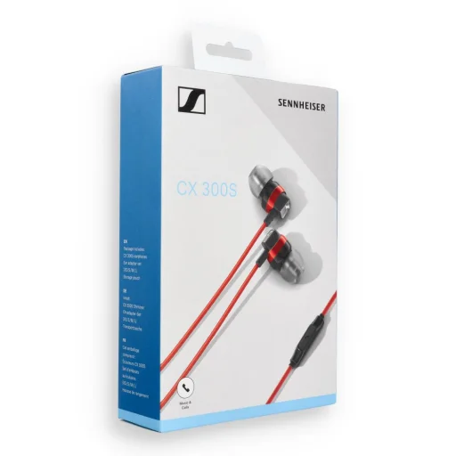 Sennheiser CX 300S káblové slúchadlá s 3,5 mm jack konektorom, červené - 3