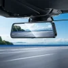 Hoco DV16 autokamera v spätnom zrkadle so zadnou kamerou, čierna thumbnail