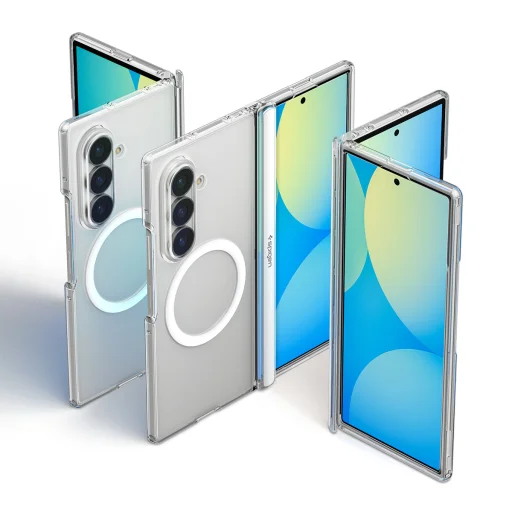 Samsung Galaxy Z Fold8 Ultra Spigen Ultra Hybrid Pro MagSafe priesvitné biele puzdro - 7