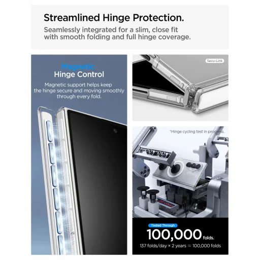Samsung Galaxy Z Fold8 Ultra Spigen Ultra Hybrid Pro MagSafe priesvitné biele puzdro - 16