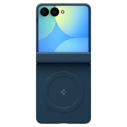 Samsung Galaxy Z Flip8 námornícka modrá Spigen Air Skin Aramid MagSafe puzdro - 3
