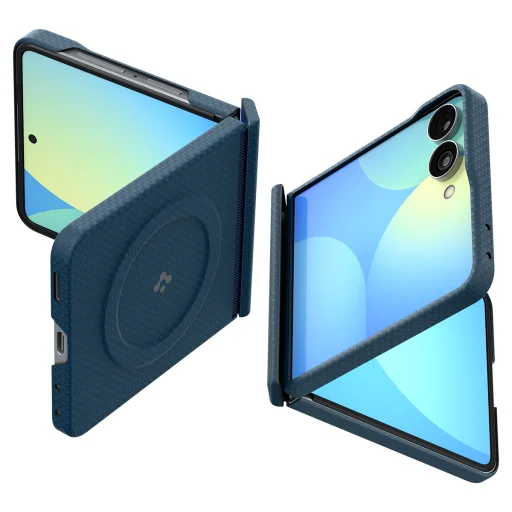 Samsung Galaxy Z Flip8 námornícka modrá Spigen Air Skin Aramid MagSafe puzdro - 10